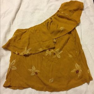One shoulder top sz Sm